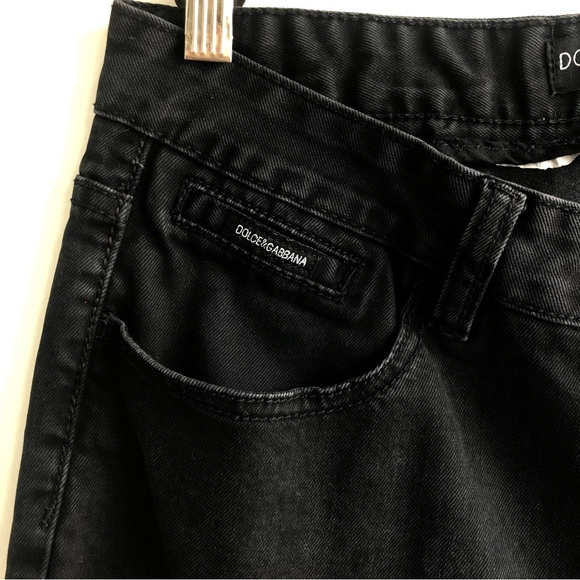 •DOLCE & GABBANA• black jeans Sz 34 (30X28) ITALY - Picture 7 of 17